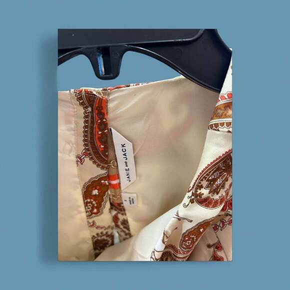 Janie and Jack Paisley Equestrian Print Dress - Picture 6 of 8